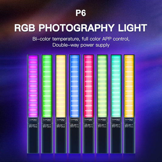 NNEIDS Handheld Rgb Led Video Light With App Control - Black