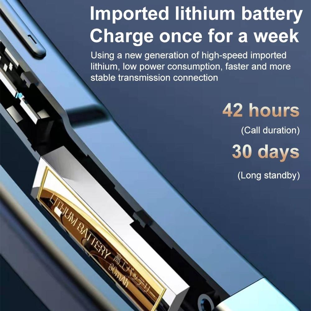 NNEIDS Rotatable Earhook Bluetooth Earphone For Noise Reduction Calls - No Charging Box-4