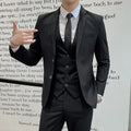 Mens Business Suit Set Blazer (Black)