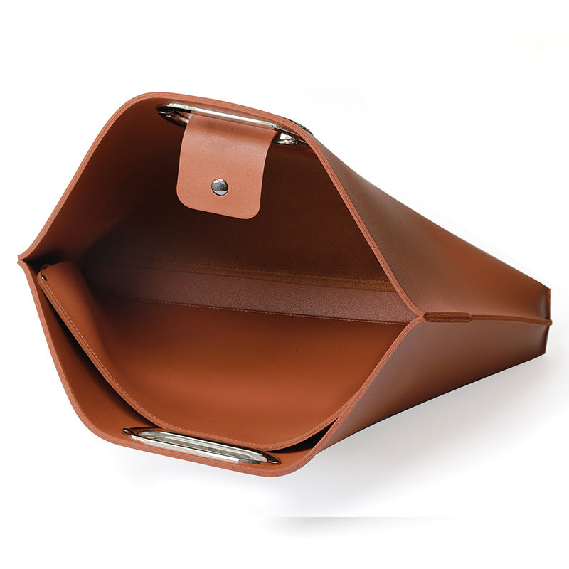 NNEDSZ Black Elegant PU Leather Laptop Handbag & Sleeve - Protective and Stylish Laptop Case with Adjustable Strap for 15.6-inch Laptops-2