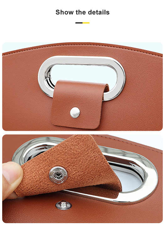 NNEDSZ Black Elegant PU Leather Laptop Handbag & Sleeve - Protective and Stylish Laptop Case with Adjustable Strap for 15.6-inch Laptops-3