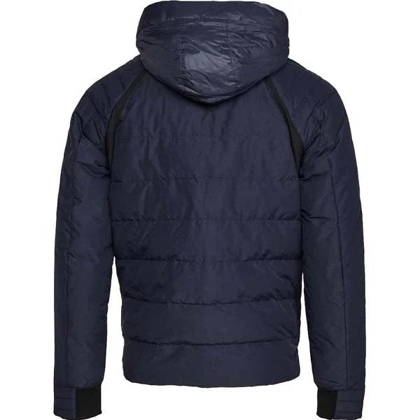 Mens Blue Puffer Jacket - L