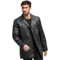 Mens Lambskin Jacket Blazer-0