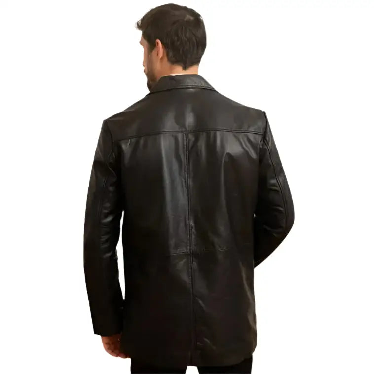 Mens Lambskin Jacket Blazer-1